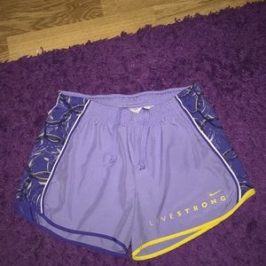 Nike Live Strong athletic shorts